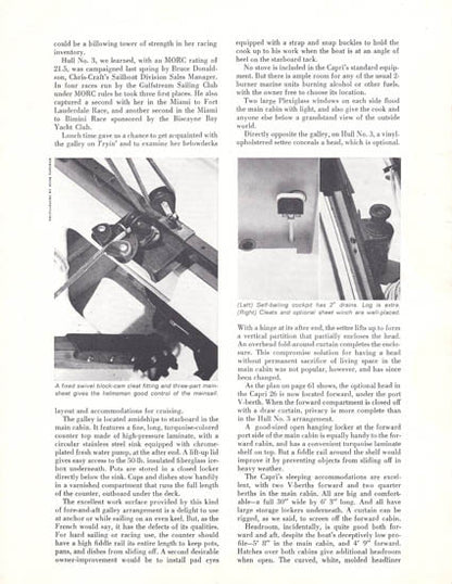 Chris Craft Capri 26 Popular Boating Magazine Reprint Brochure