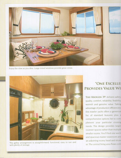 Krogen 39 Trawler Brochure