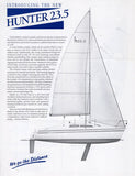 Hunter 23.5 Specification Brochure