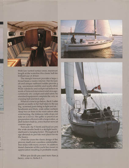 Aloha 8.5 (28') Brochure