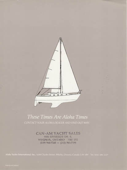 Aloha 8.5 (28') Brochure