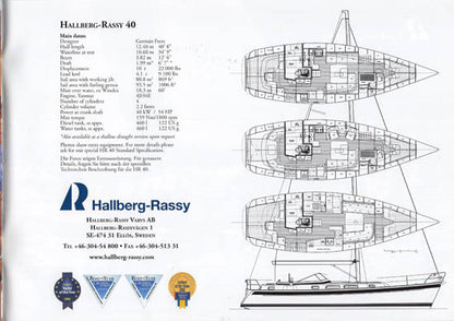 Hallberg-Rassy 40 Brochure