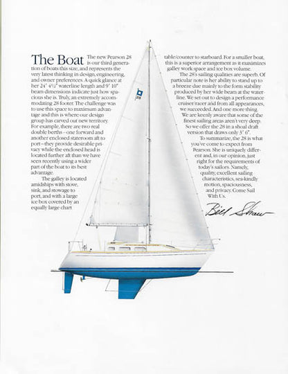Pearson 28 Mark II Brochure