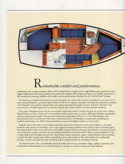 Island Packet 29 Launch Brochure