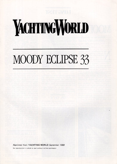 Moody Eclipse 33 Brochure Package