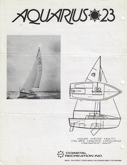 Aquarius 23 Specification Brochure