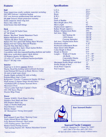 Seaward Eagle 32 Brochure