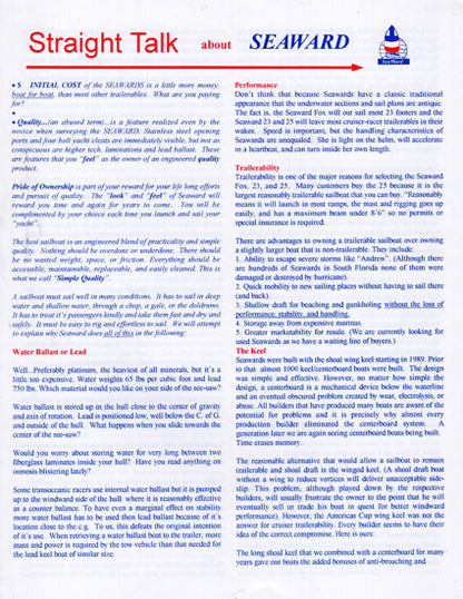 Seaward Eagle 32 Brochure