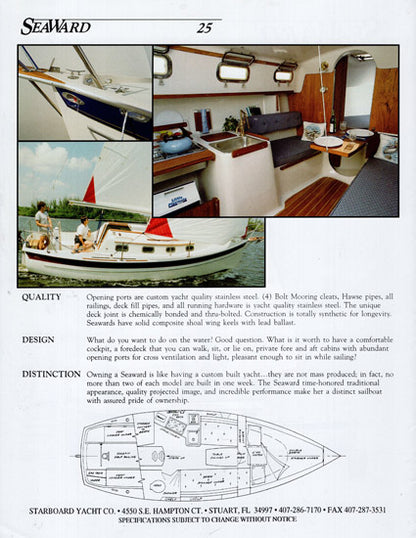 Seaward 23 & 25 Brochure