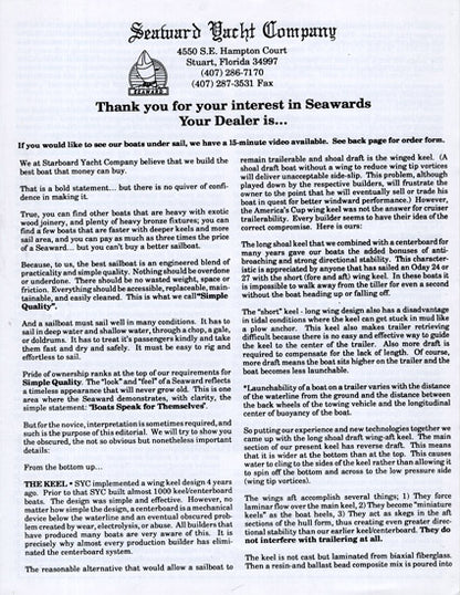 Seaward 23 & 25 Brochure