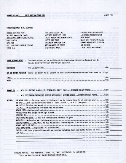 Seaward 23 & 25 Brochure