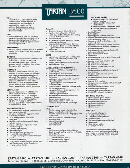 Tartan 3500 Brochure