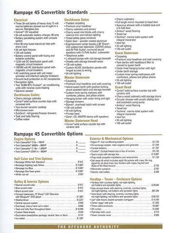 Rampage 45 Convertible Specification Brochure – SailInfo I