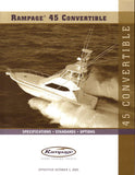 Rampage 45 Convertible Specification Brochure