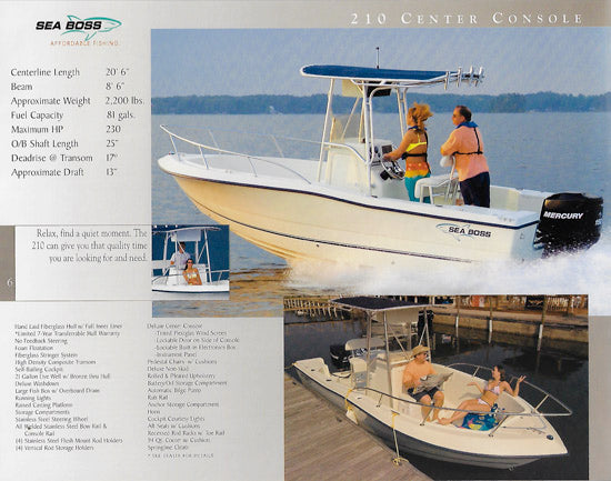 Sea Boss 2006 Brochure