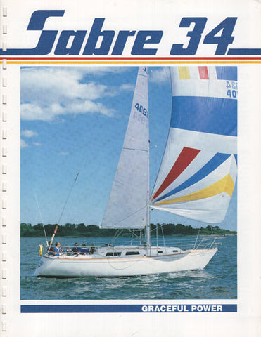 Sabre 34 Mark II Brochure