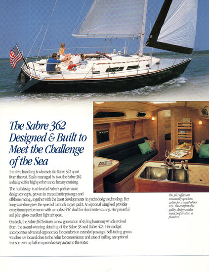 Sabre 362 Brochure