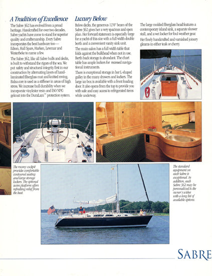 Sabre 362 Brochure