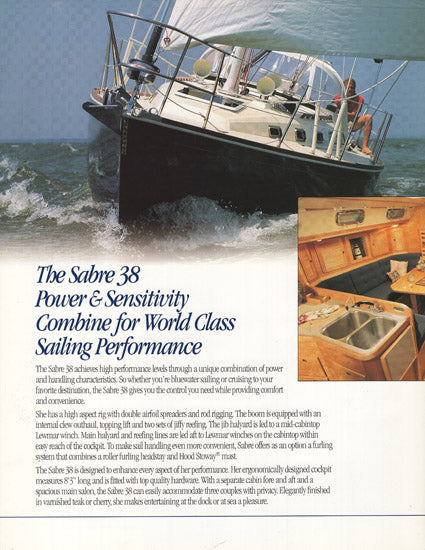 Sabre 38 Mark II Brochure