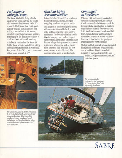 Sabre 38 Mark II Brochure