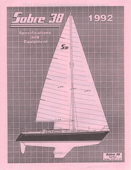 Sabre 38 Mark II Brochure Package