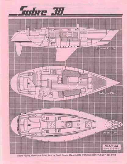 Sabre 38 Mark II Brochure Package