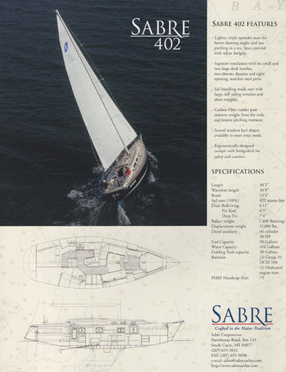 Sabre 402 Brochure