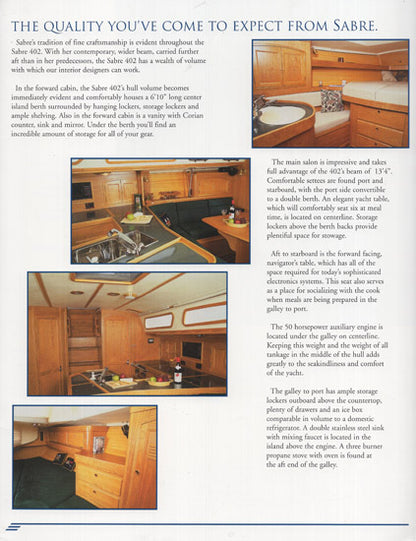 Sabre 402 Brochure