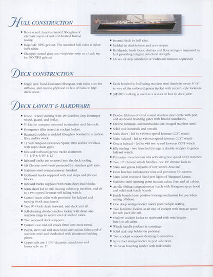 Sabre 452 Preliminary Brochure
