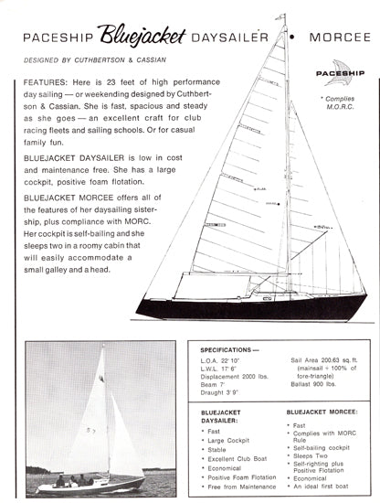 Paceship Bluejacket Brochure