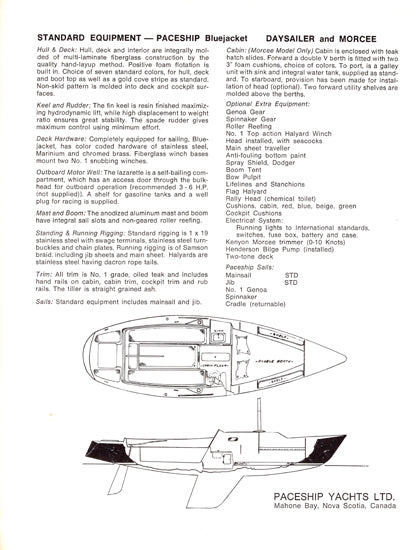 Paceship Bluejacket Brochure
