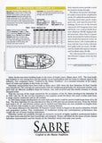 Sabreline 43 Power & Motoryacht Magazine Reprint Brochure