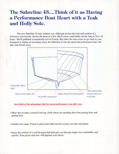 Sabreline 43 Preliminary Brochure