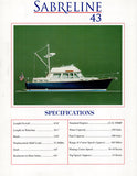 Sabreline 43 Preliminary Brochure