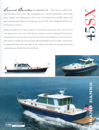 Grand Banks Eastbay 45SX Preliminary Brochure