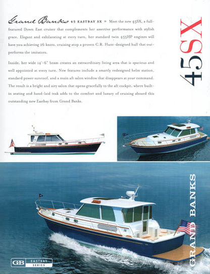 Grand Banks Eastbay 45SX Preliminary Brochure