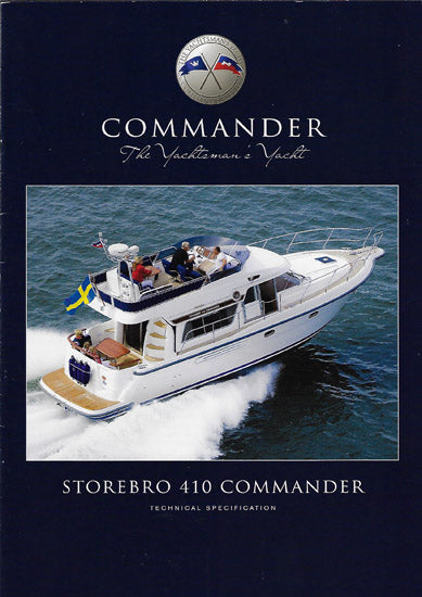 Storebro Royal Cruiser 410 Commander Specification Brochure - 2007