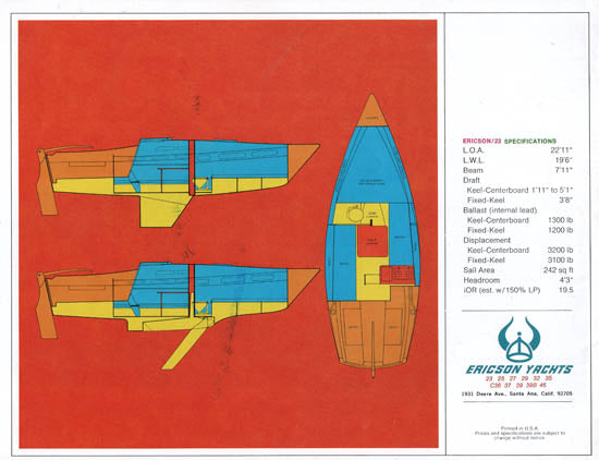 Ericson 23 Brochure