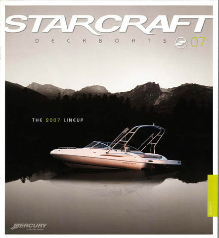 Starcraft 2007 Deckboat Brochure