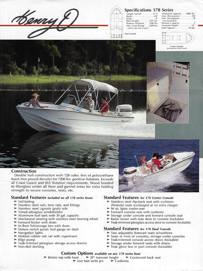 Henry O 1988 Brochure