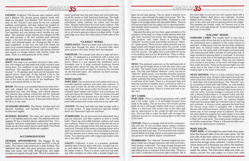 Hinterhoeller Niagara 35 Specification Brochure