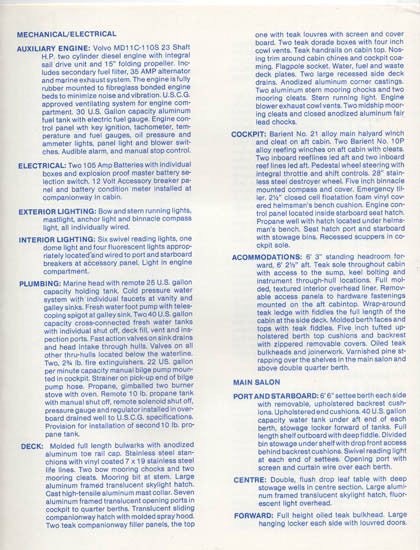 Hinterhoeller Nonsuch 30 Specification Brochure