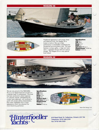 Hinterhoeller Nonsuch & Niagara Brochure