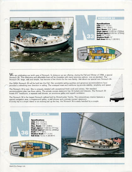 Hinterhoeller Nonsuch & Niagara Brochure