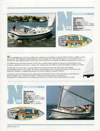 Hinterhoeller Nonsuch & Niagara Brochure
