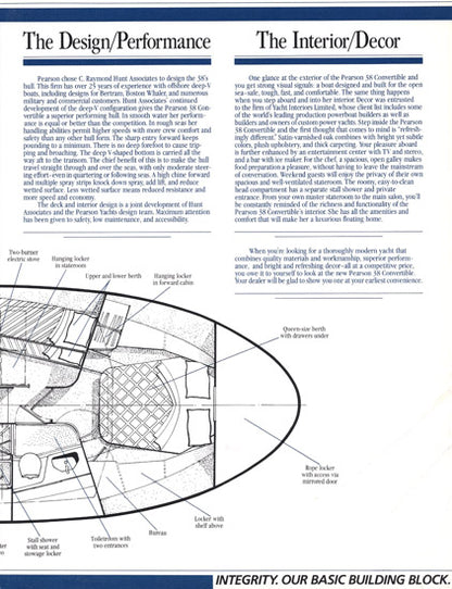 Pearson 38 Convertible Specification Brochure