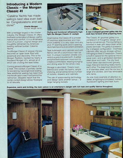 Catalina Morgan 41 Classic Brochure