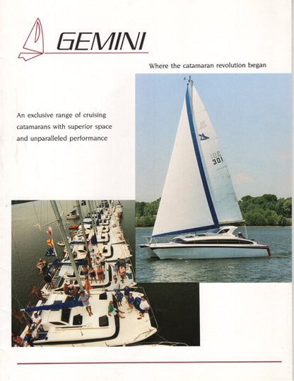 Performance Cruising Gemini Folder Brochure