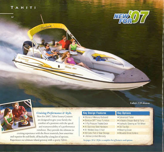 Lowe 2007 Suncruiser Pontoon & Deck Boat Brochure