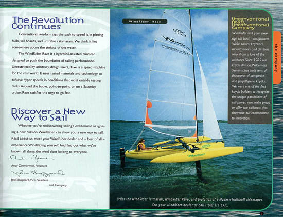 Windrider 1998 Brochure